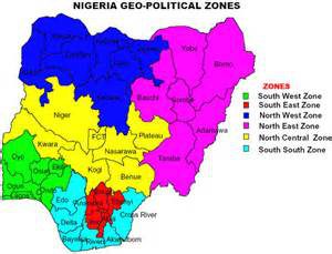 MAp of Nigeria